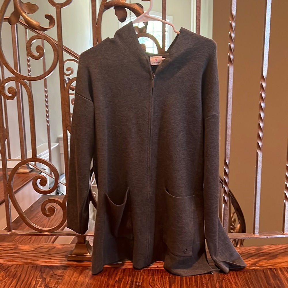 Sioni Athleisure Full Zip Tunic/Jacket- Gray